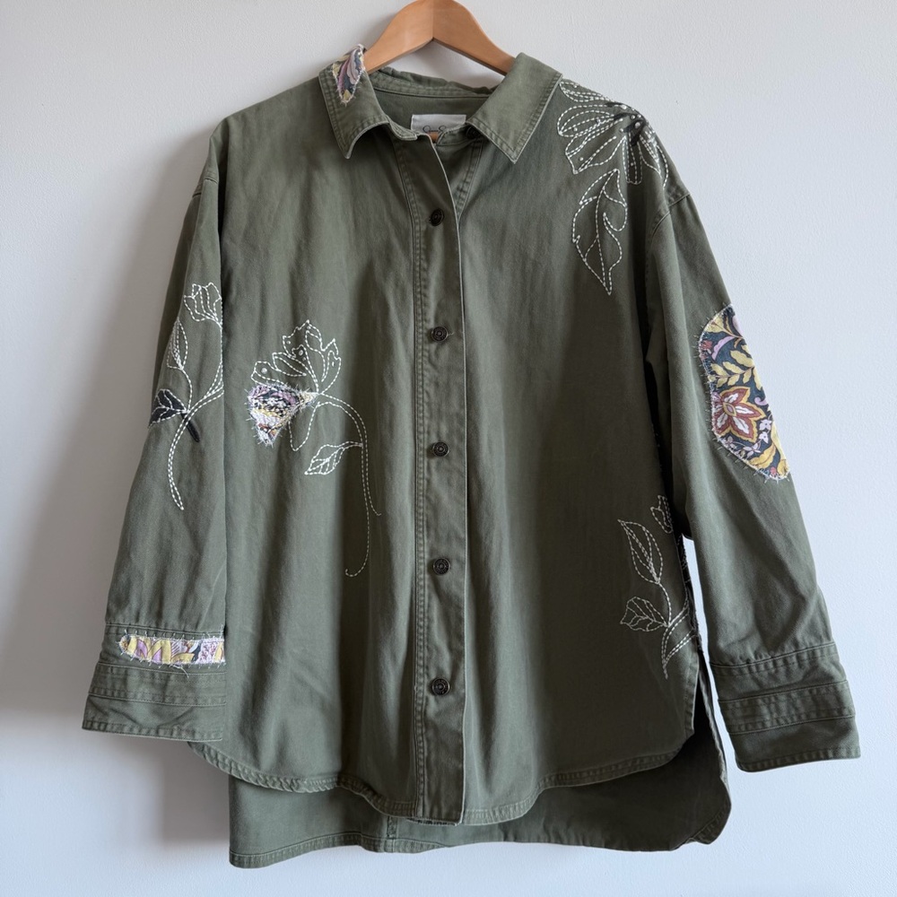 Jessica Simpson Button Down Collared Shacket With… - image 6